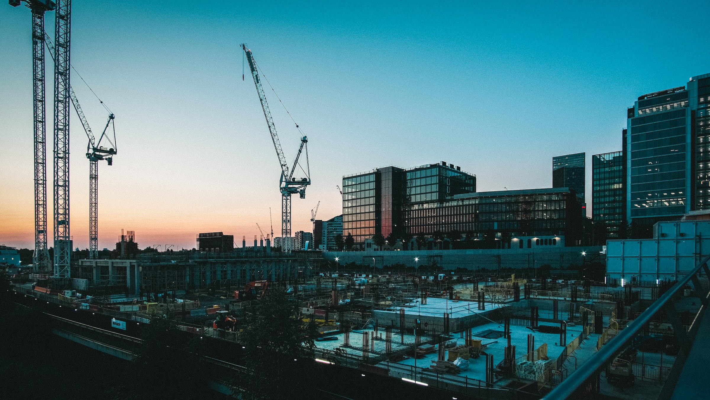 A site being assessed for development