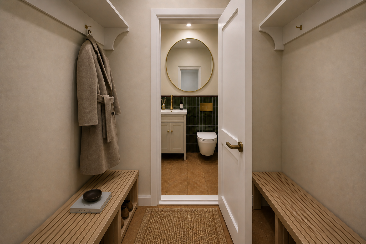 Boot room and WC