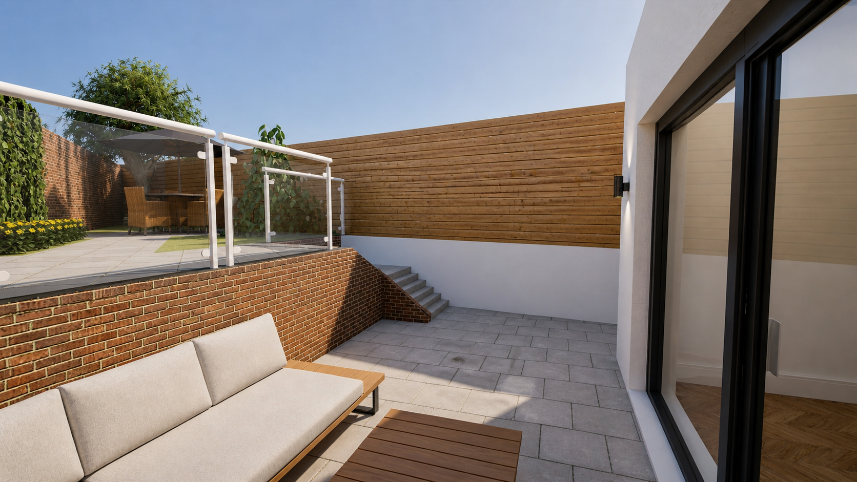 Courtyard garden