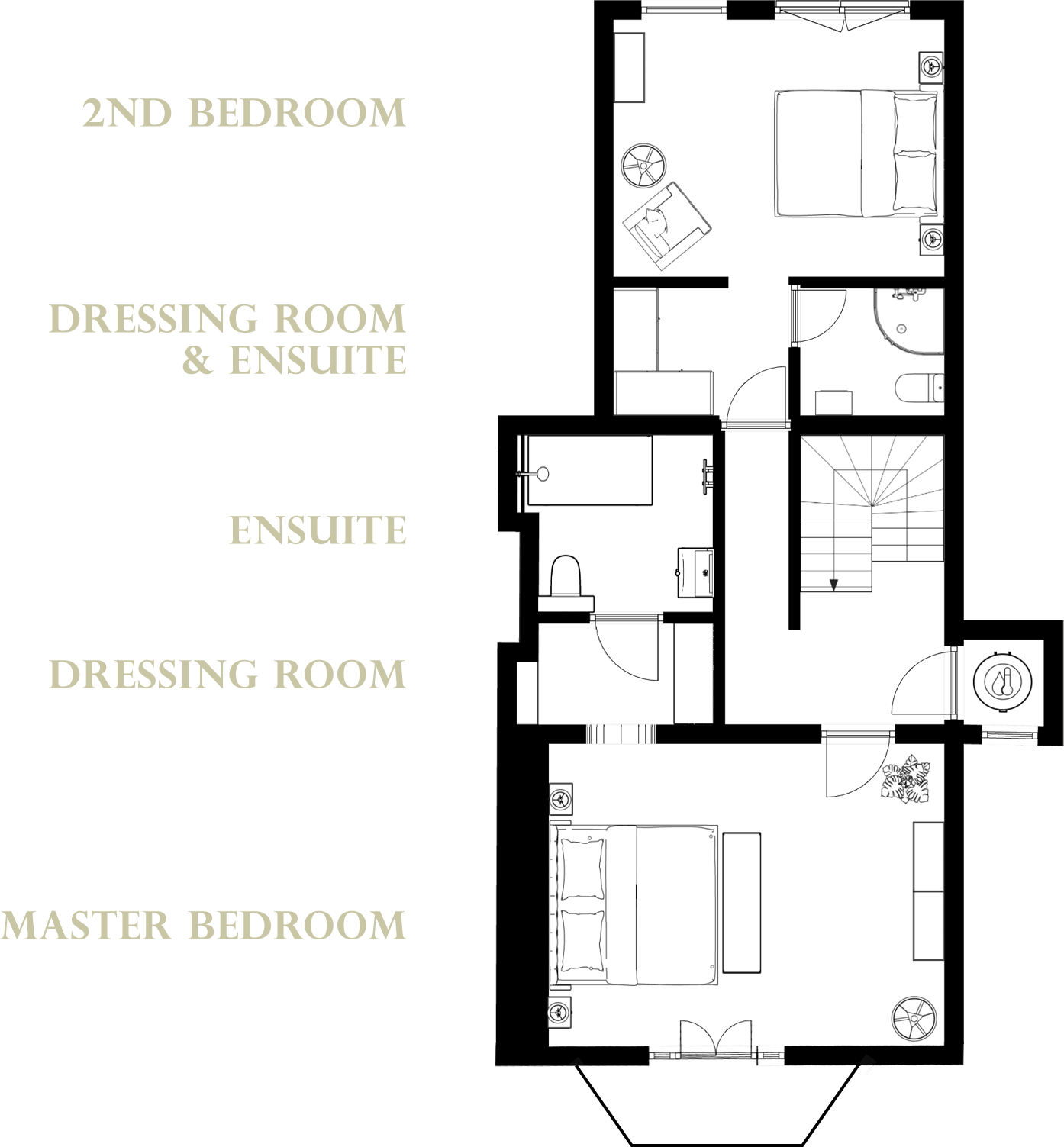 First floor plan of 76 St Cross Road